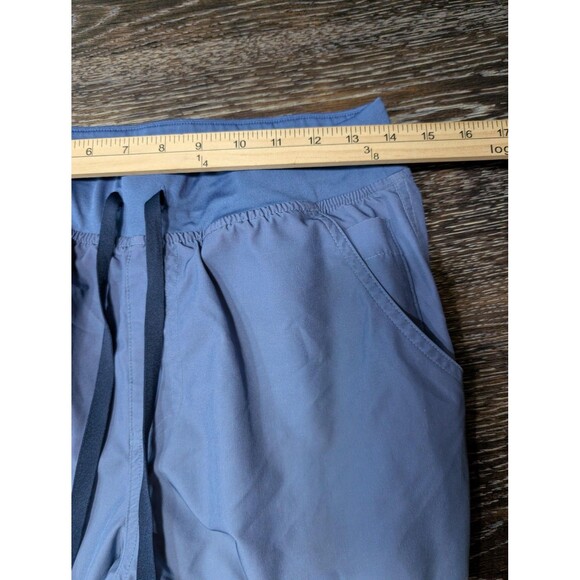 FIGS Scrub Pants Womens Medium Petite Blue Ombre Technical Collection Cargo - Picture 7 of 10